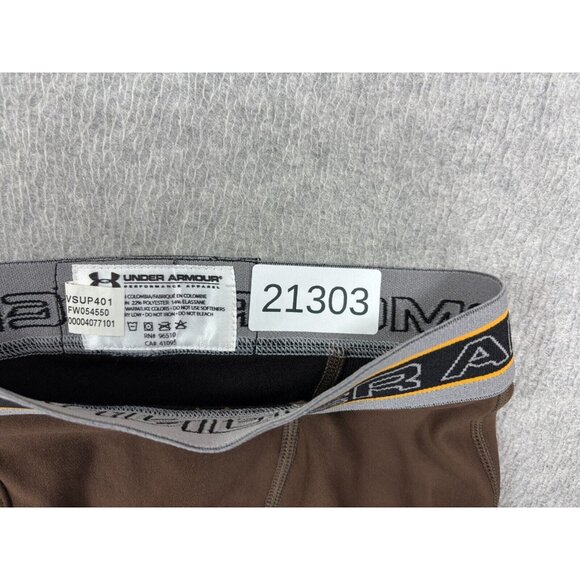 Under Armour Full Length Compression Leggings (Women's Medium) Brown - Picture 4 of 11